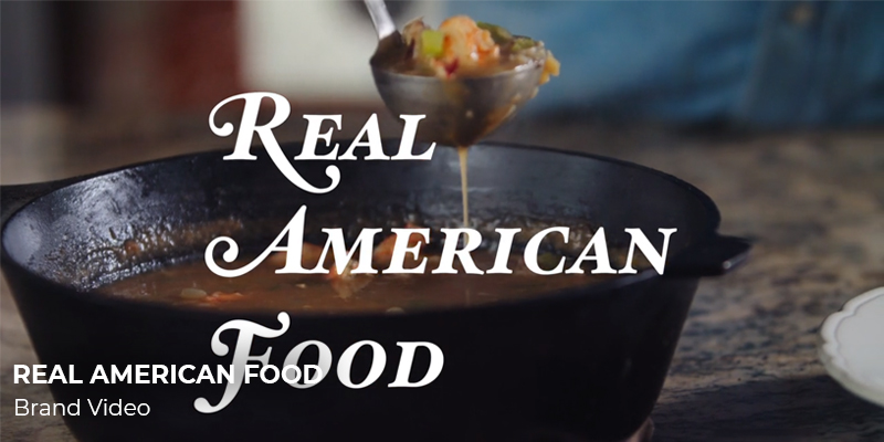 Real American Food Brand Advertising Video